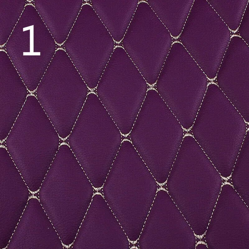 Luxurious Quilted Faux Leather Fabric for Interior Décor and Upholstery