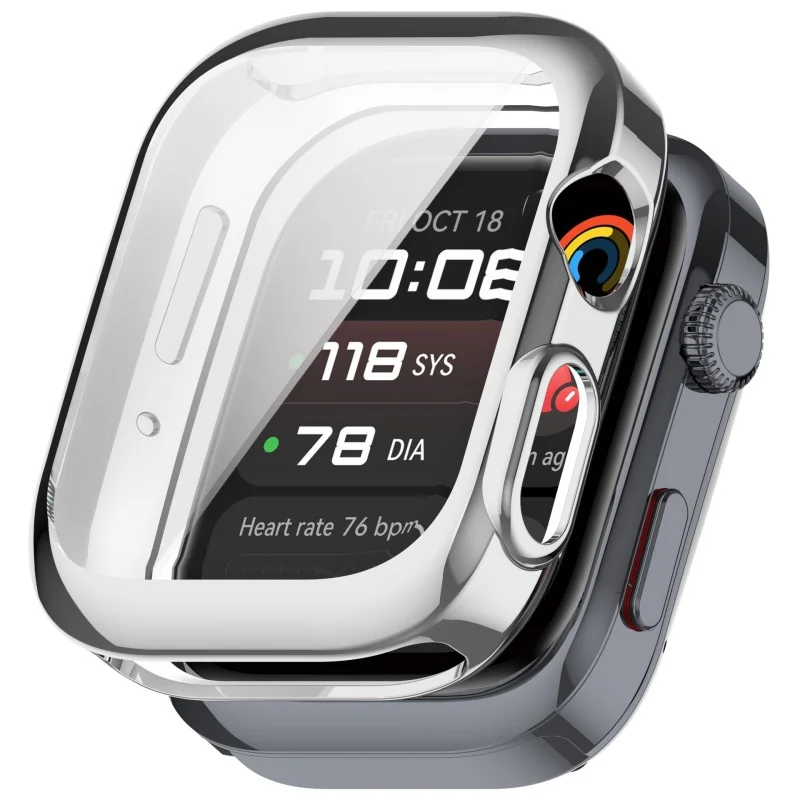 Premium Soft TPU Plating Watch Cover and Screen Protector
