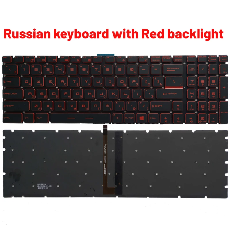 Russian/US/Spanish laptop keyboard For MSI GP62 GP62MVR MS-16J9 MS-16J5 MS-16J6 MS-16JB MS-16J3 MS-1781 MS-1782 MS-1783 MS-1785