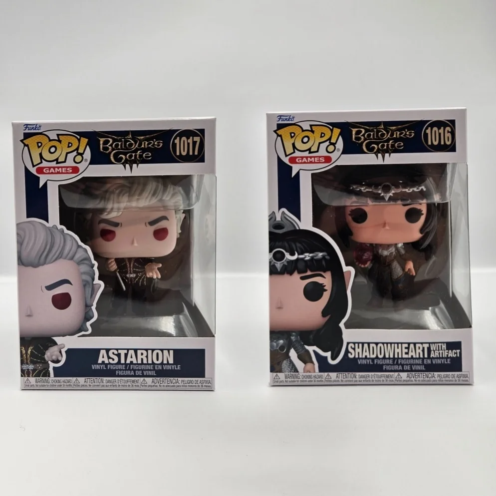 Baldur's Gate 3 Funko Pop Figure Shadowheart Astarion 4.25in