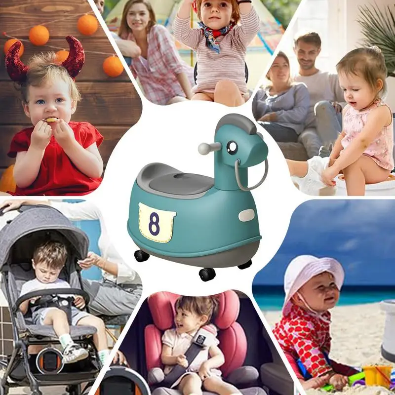 Toddler Potty Baby Toilet Trainer Portable Training Toilet For Travel Stable And Safe Non Slip Potty Ergonomic Toilet Supplies 5
