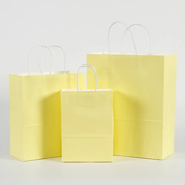 10/30/50 piezas Bolsas de papel Bolsas de embalaje de regalo de dulces Decoración de fiesta de cumpleaños de Navidad para niños Suministros para baby shower Decoración de boda