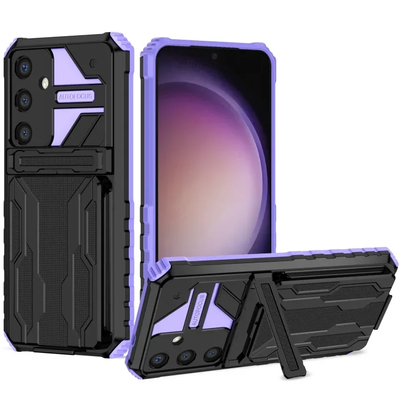Premium Wallet Card Holder Phone Case with Stand and Anti-Drop Cover