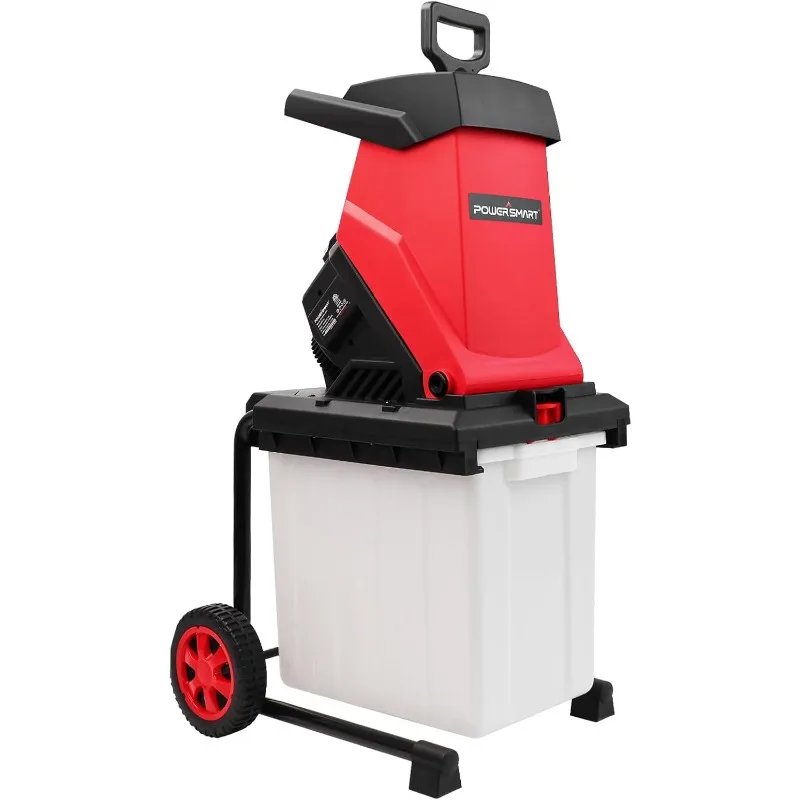 PowerSmart 15A Electric Wood Chipper with Bin (PS12A) 1