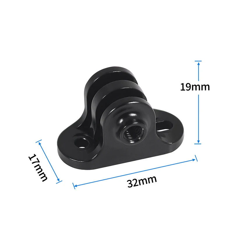 Action-Kameras-Halterungsadapter für GoPro für Garmin Edge 520 1000, Fahrradlenker-Verlängerungshalterung, schwarz, feste Basisunterstützung – Detail 6