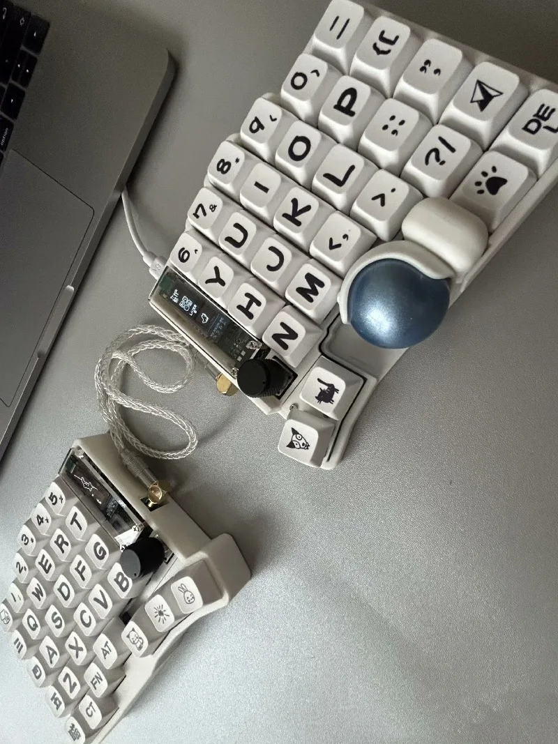 トラックボール 59 分割キーボードキット有線カスタマイズ DPI