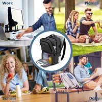 Lunch Backpack Insulated Cooler Picnic Bag Multifunctional Travel Bag Large Capacity Outdoor Picnic Camping Waterproof Backpack - Image 3