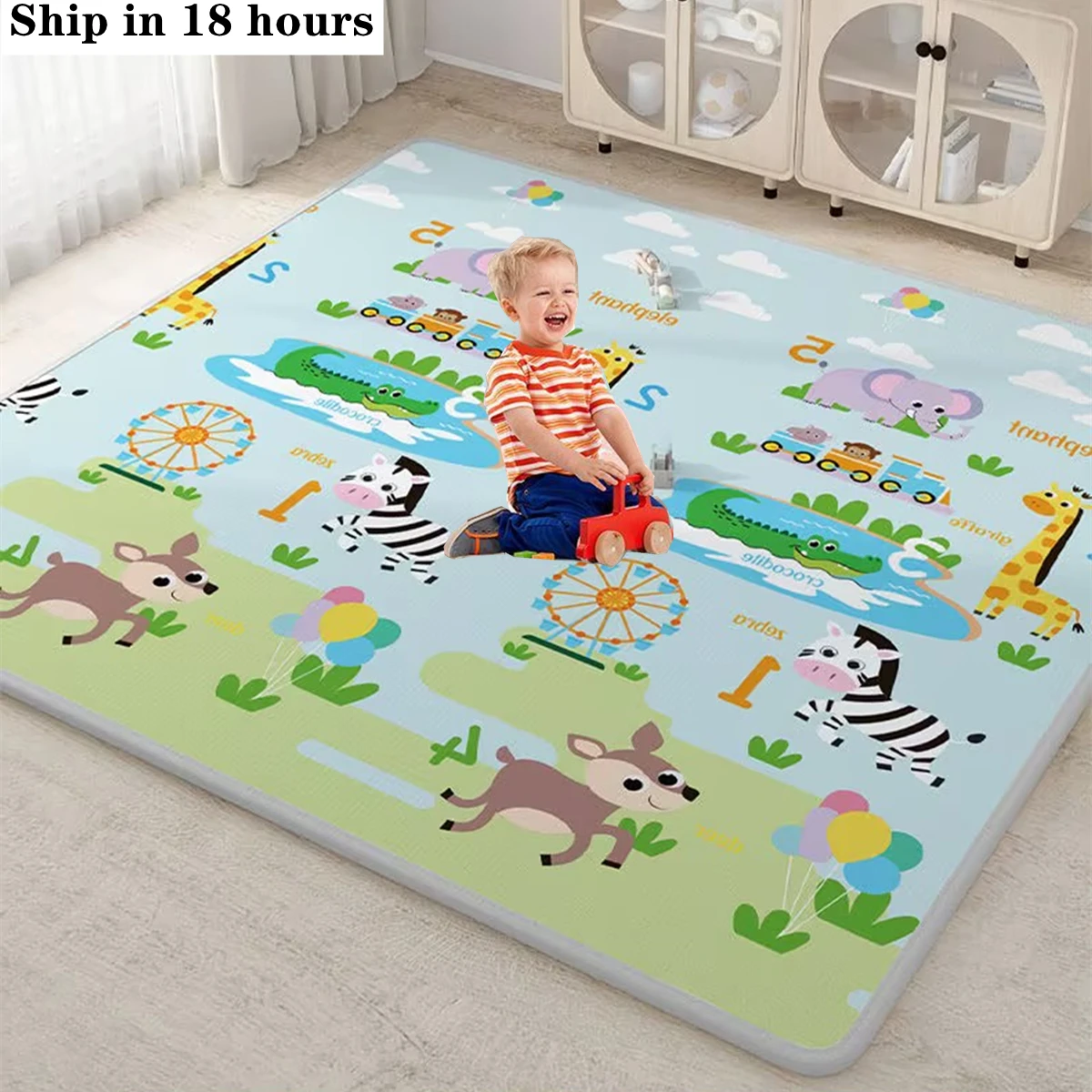 Large New Style Cartoon Pattern Baby Play Mat Puzzle Children's Mat Baby Climbing Pad Kids Rug Baby Game Mats Toys for Children