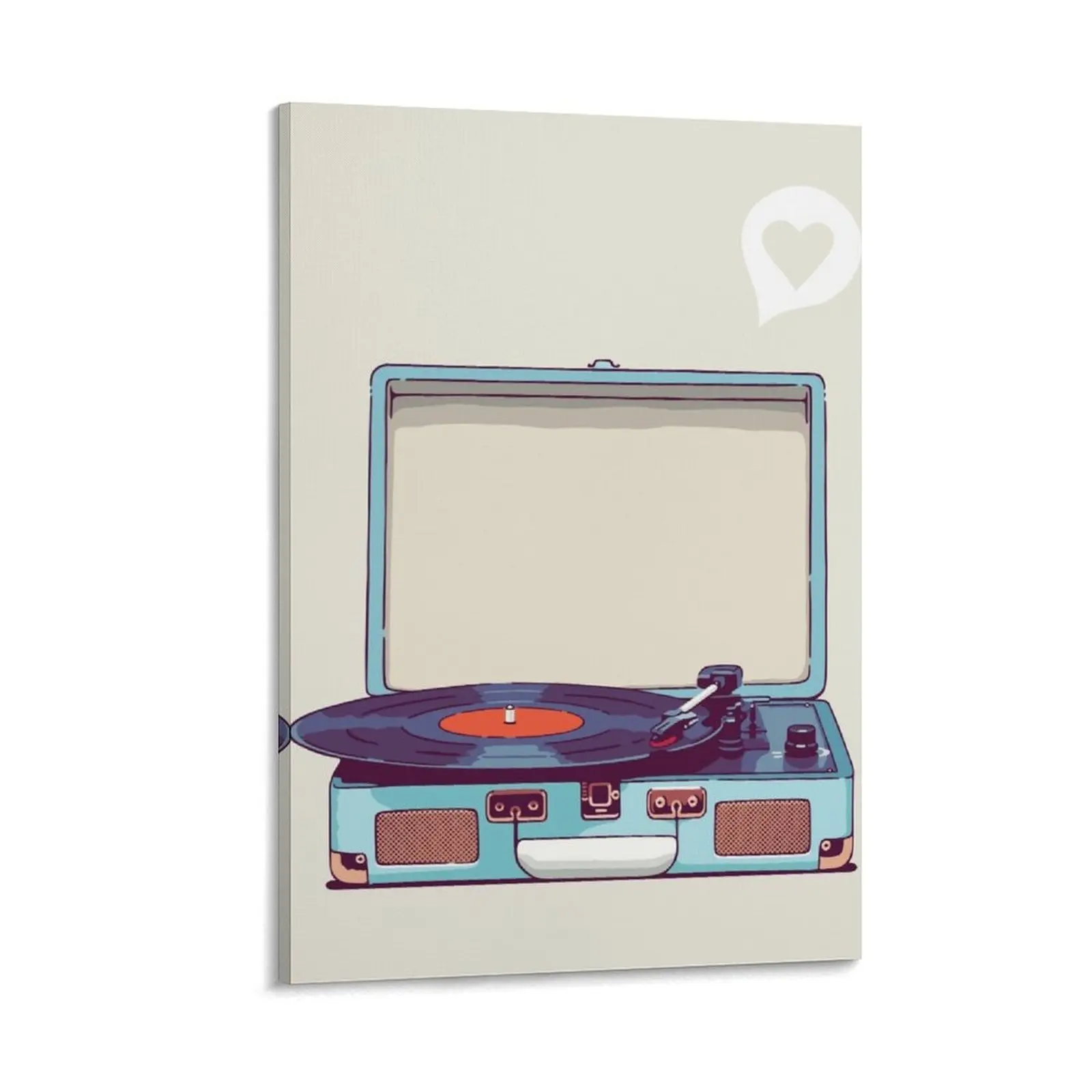 

Blue Vinyl Record Player Canvas Painting Home decoration home decors accessories