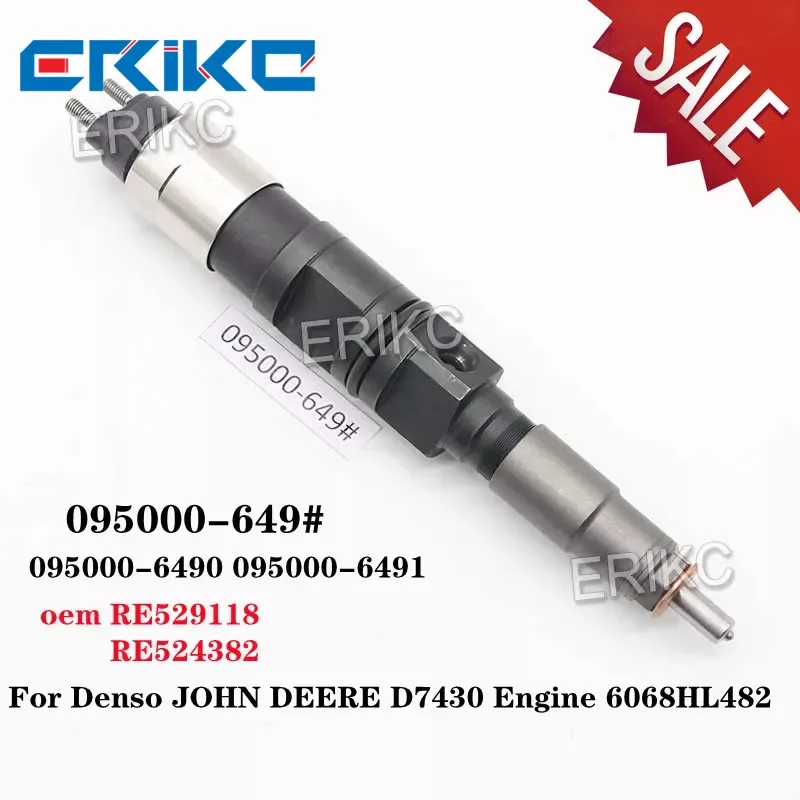 

ERIKC 095000-6490 профессиональный аксессуар для автомобильных инжекторов 095000-6491 RE529118 RE524382 для двигателя Denso JOHN DEERE D7430 6068HL482