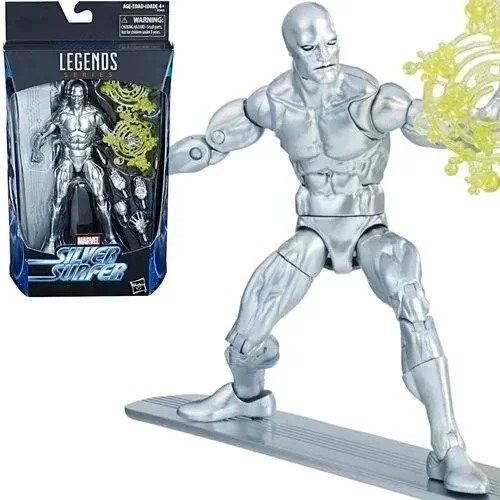 

Оригинальная Серебряная фигурка героя Marvel Legends для серферов масштаб 1/12, ретро винтажная фигурка, Коллекционная модель, игрушка в подарок