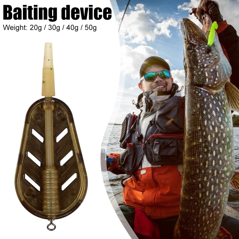 Carp Fishing Feeders Bait Cage 20g/30g/40g/50g Explosion Baits Cage Basket Feeder Holder Explosion Hooks Tackle Accessory