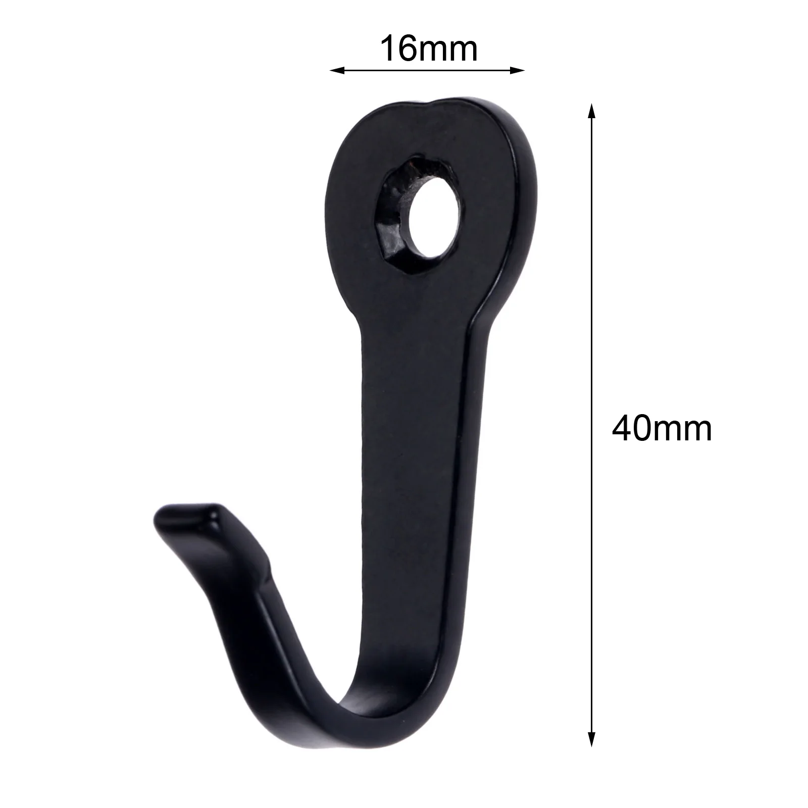 Mini Alloy Hooks 5pcs Wall Mounted For Keys Coat Bag Hat Kitchen
