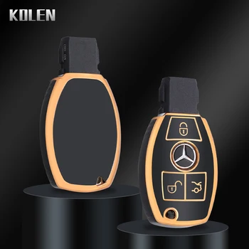 TPU Car Key Case Cover Shell per Mercedes Benz W204 W205 W206 W212 W213 W221 W222 W223 W463 A C E classe S GLA GLE GLC GLK GLS - TPU Car Key Case Cover Shell per Mercedes Benz W204 W205 W206 W212 W213 W221