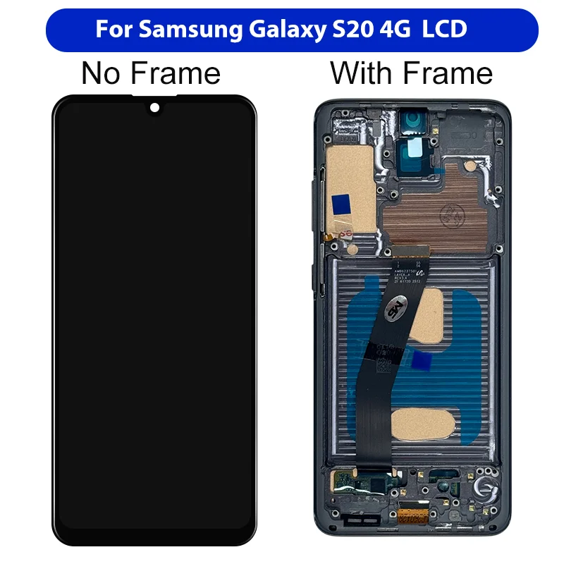 Schermo TFT per Samsung Galaxy S20 4G, Display LCD SM-G980, Touch Screen Digitizer per Samsung S20 5G LCD SM-G980F/DS, Parti di Ricambio - Image 3