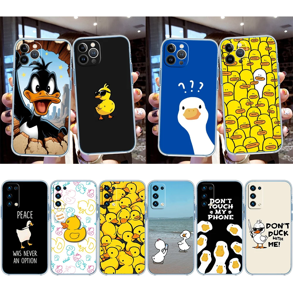 Whimsical Duck Cartoon Protective Phone Case