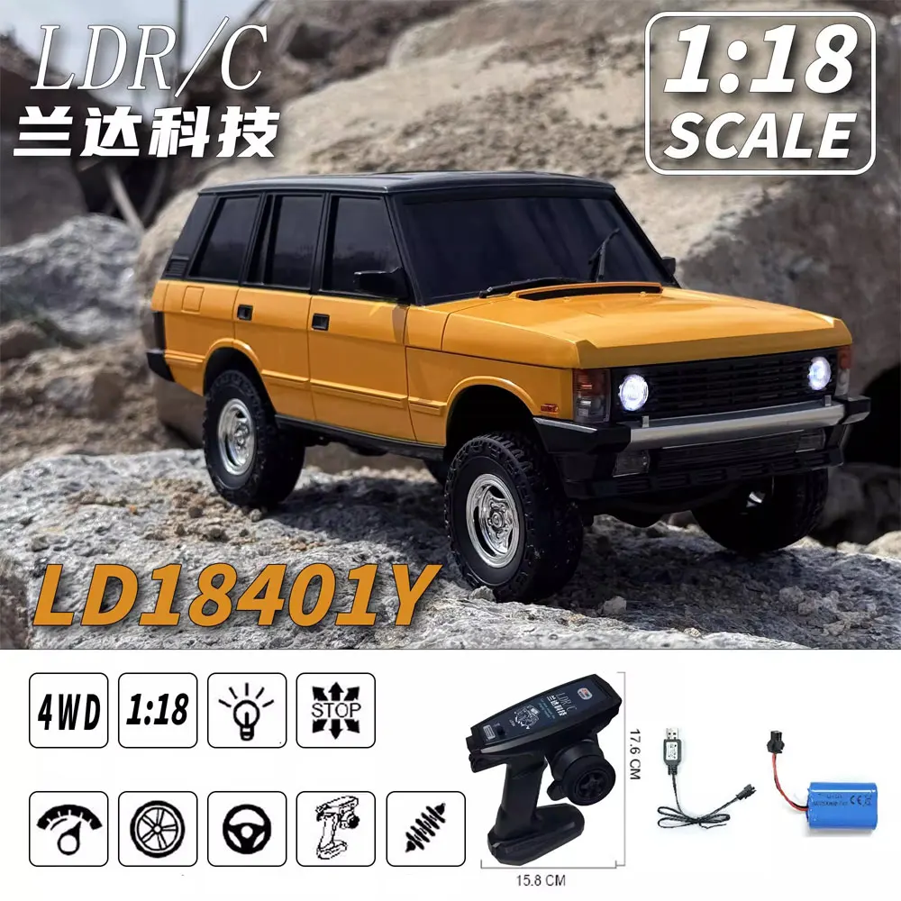 LDRC LD18401PRO 1/18 Remote Control Rock Crawler Ca Produktbild-Vorschau 6
