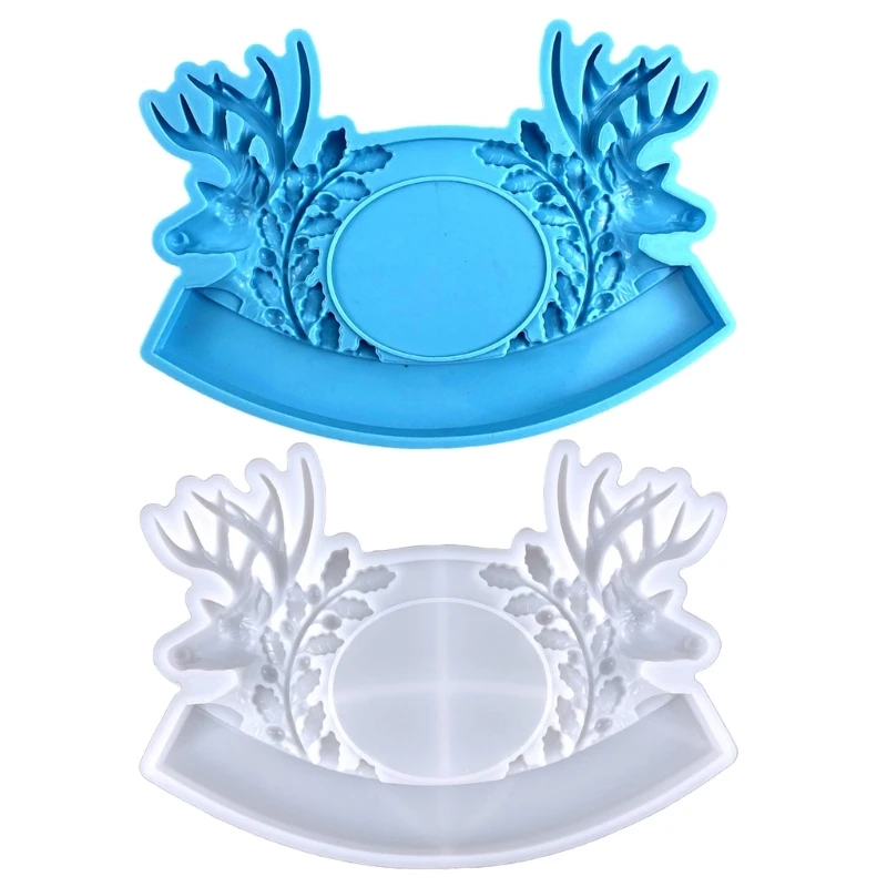 Elk Shaped Silicone Clay Molds Jewelry Tool Silicone Photo Frame Molds Epoxy Resin Silicone Moulds for Making Jewelry