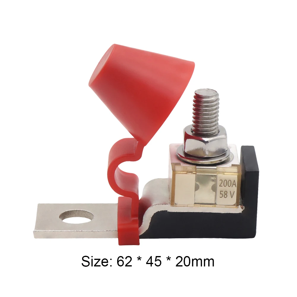M8 Marine Fuse Block marine fuse block 30A-300A 58V Ring Ignition Protection For Boat Truck RV Cruise Ship Crane