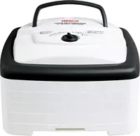FD-80A Square Shaped Food Dehydrator, For Snacks, Fruit, Beef Jerky, White 1