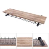 Wine Rack Wall Floating Bar Shelves Wine Shelf Real Wood Shelves Wall Shelf Unit Steam Punk Pipe Shelving Wine Glass Rack 3