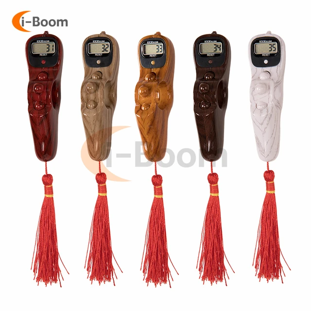 Compteur électronique LED, minuterie numérique de perles, chapelet de prière musulmane, chant, bouddha, registre de perles, Relaxation, réduction du Stress, doigt 1