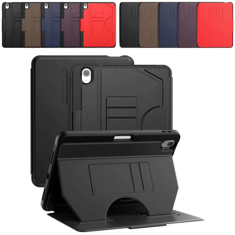 Premium Business Style Protective Magnetic PU Leather Tablet Case with Pen Slot