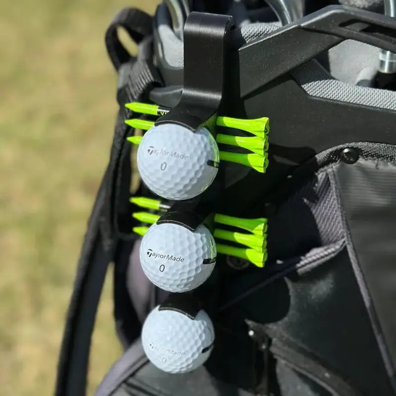 Golf Ball Belt Holder with Tee Clip 2