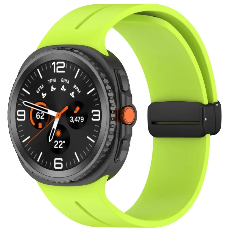 Sport Silicone Strap with Magnetic Buckle - Comfortable Bracelet for Smartwatches