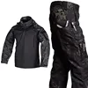 CP Camo Tactical Uniform Hunting Shirts Wear Resistant Softair Fishing Hiking Training Sets Clothing Suits Combat Pants Men Suit 1