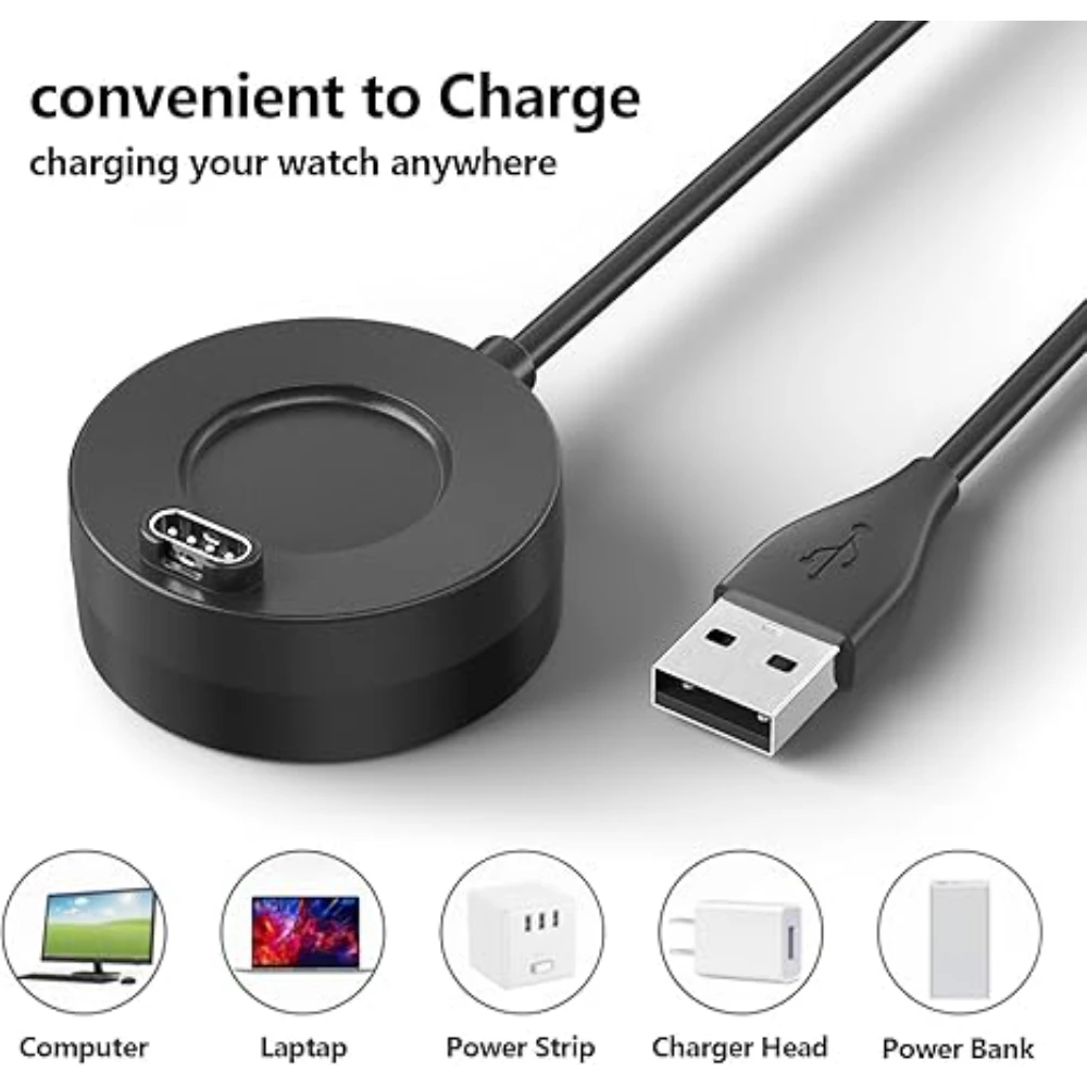 Für Garmin Forerunner 965 955 945 935 745 265 255 245 55 45 USB Ladegerät Smartwatch Lade Dock Kabel Ersatz Ladegerät – Detail 6