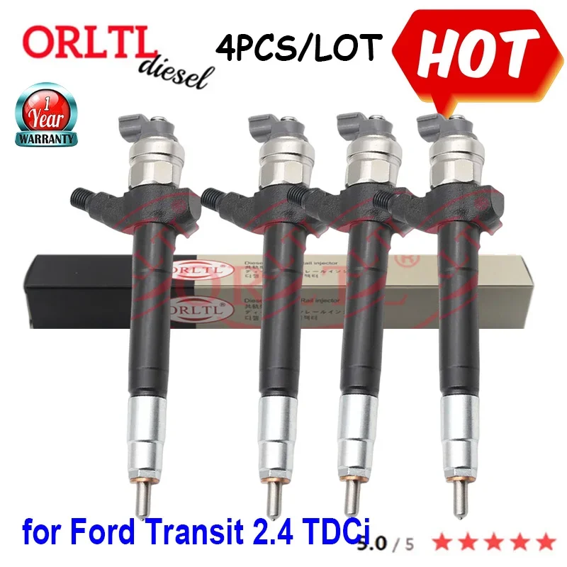 

4pcs DCRI107060 095000-7060 Diesel Fuel Nozzle Injector 6C1Q-9K546-BB 6C1Q-9K546-BC 095000-7061 for Ford Transit 2.4 TDCi