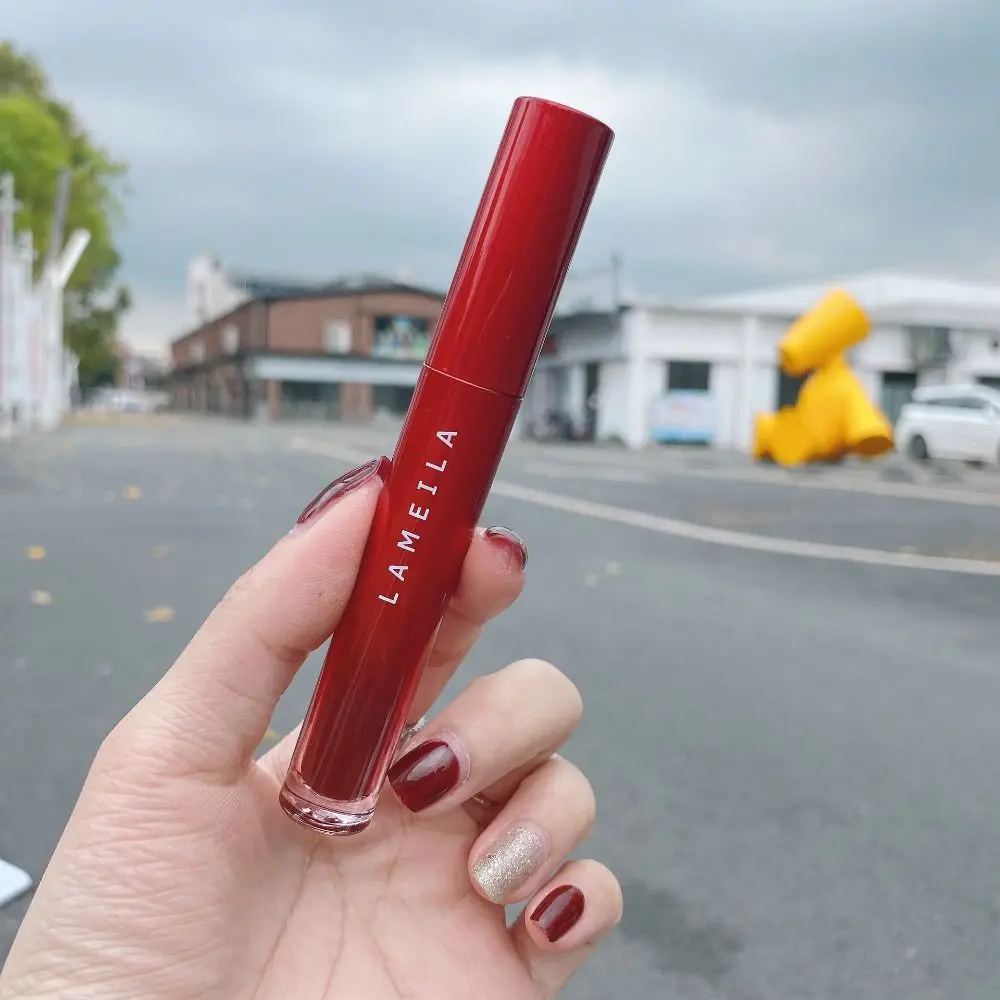 

Waterproof Red Tube Lipstick Makeup Lip Care Long Lasting Natural Lip Gloss Non-Stick Matte Velvet Lip Glaze Lip Makeup
