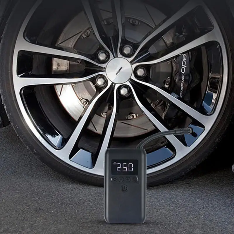 

Car Air Pump Electric Cordless Tire Inflator Auto Portable Compressor Digital Cordless Car Tyre Inflator For Bicycles Auto