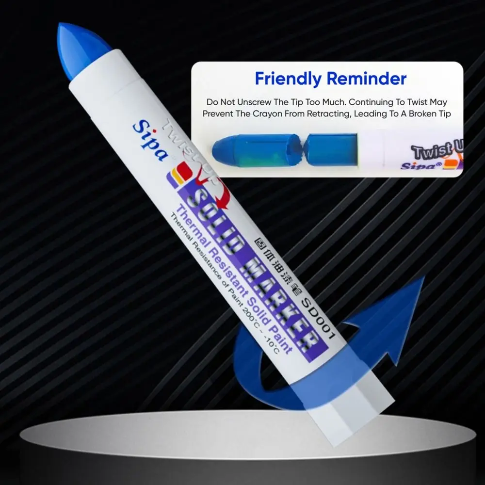 고온에 강한 유성 잉크 마커 펜 방수 솔리드 페인트 마커