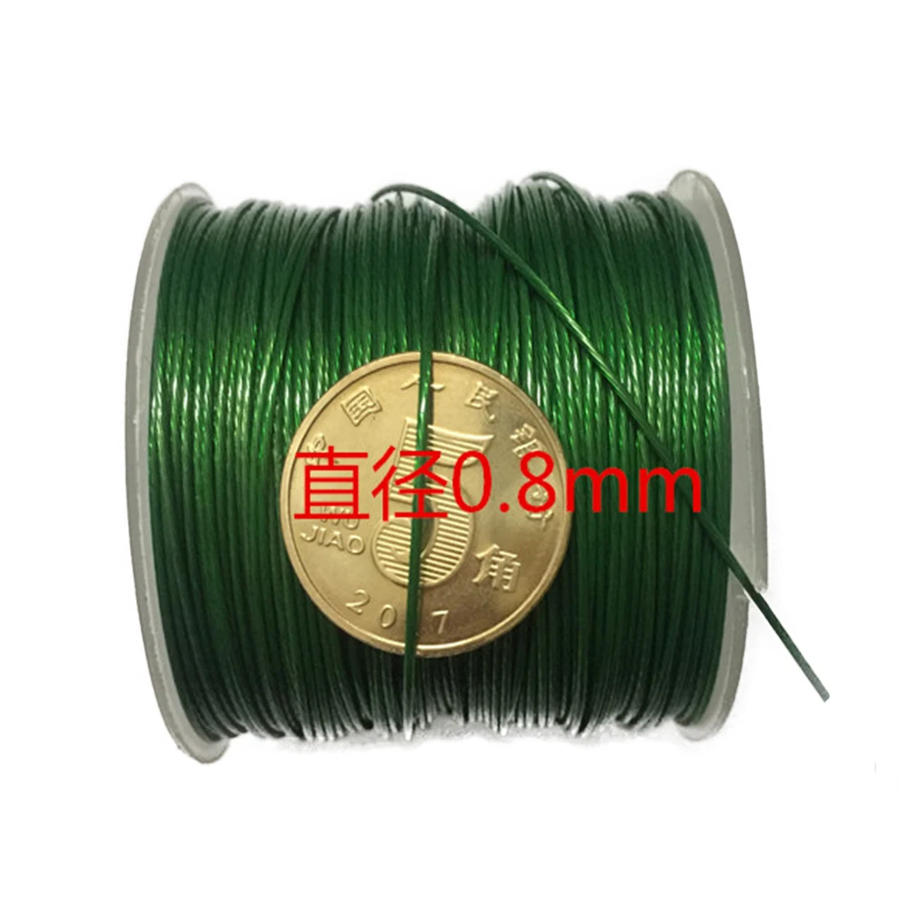 Green 304 Stainless Steel Covered Wire Rope Collar Fishing Cable