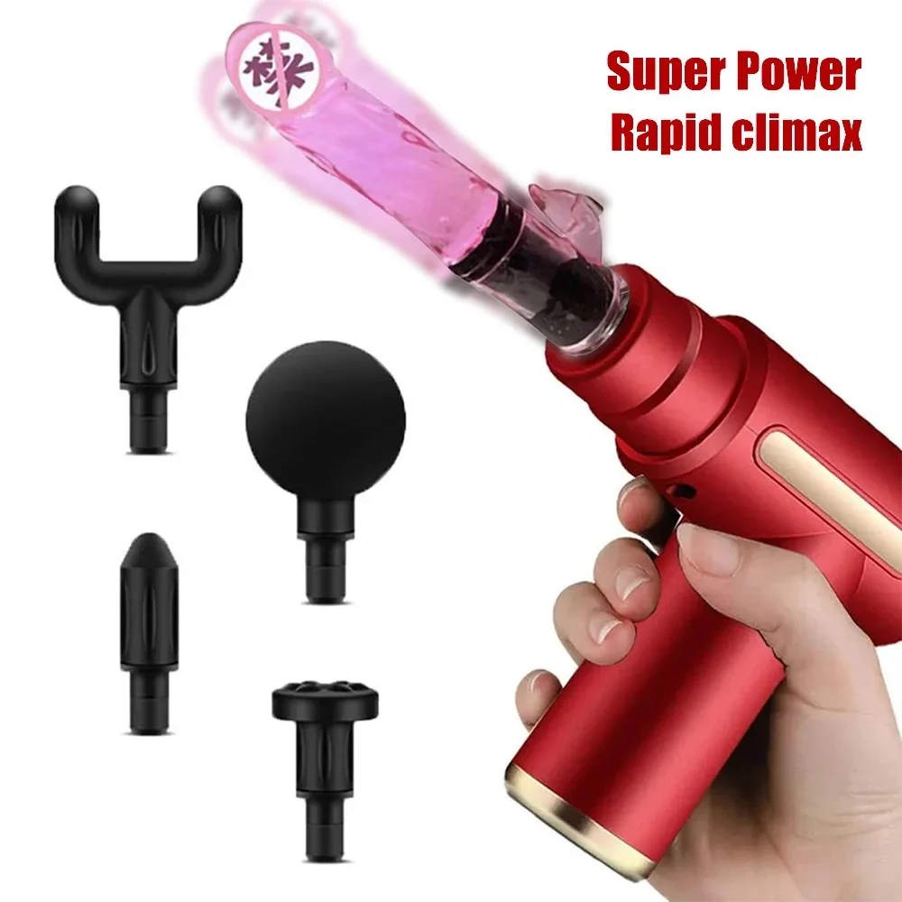 Portable Mini Pumping Gun Sex Machines Dildo For Woman Automatic Vibrator Female Masturbator Enhance Pleasure Sex Toys Adult sex toy