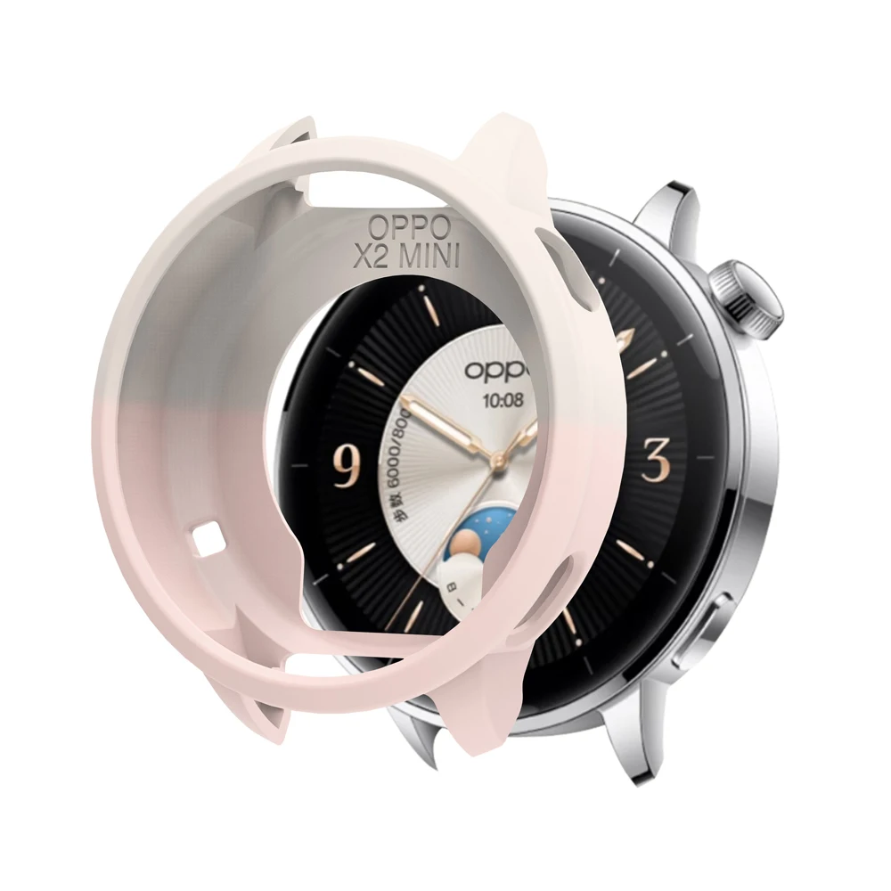 Silicone Protective Smartwatch Case - Soft Shell Bumper Guard in Black