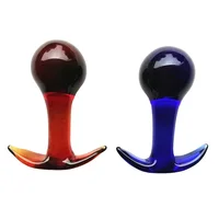 40mm Glas Butt Plug Anal Perlen Für Frauen Dildos Vaginal Ball Männer Prostata-massagegerät Weibliche Masturbator Sex Spielzeug Erotische produkte 4