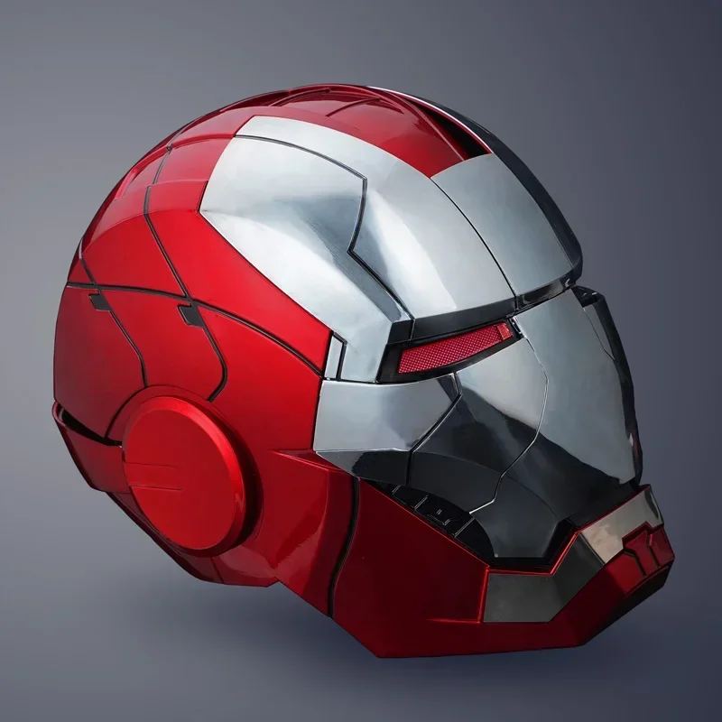 New 1:1 Marvel Iron Man Mk5 Electric Helmet Multi-piece Opening