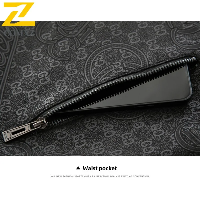 Autumn Winter Men's Baseball Leather Jacket Business Casual Genuine Coat Waterproof Windproof Sports windbreaker Biker Outerwear