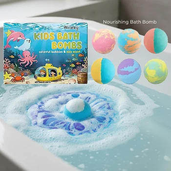 Bombe da Bagno Colorate per Bambini, Set Regalo di Palline Effervescenti per Vasca da Bagno, Giocattoli Divertenti e Rilassanti per Bambini e Bimbi Piccoli