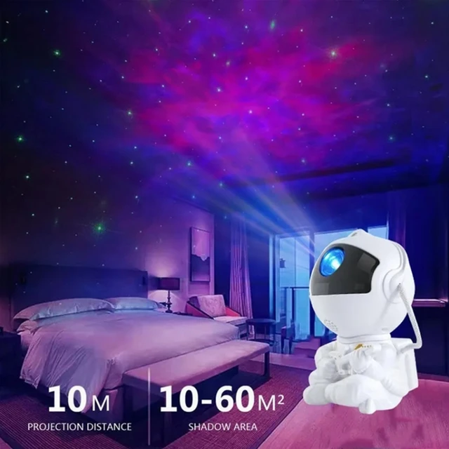 Proyector de astronautas para decoración de dormitorio, cielo