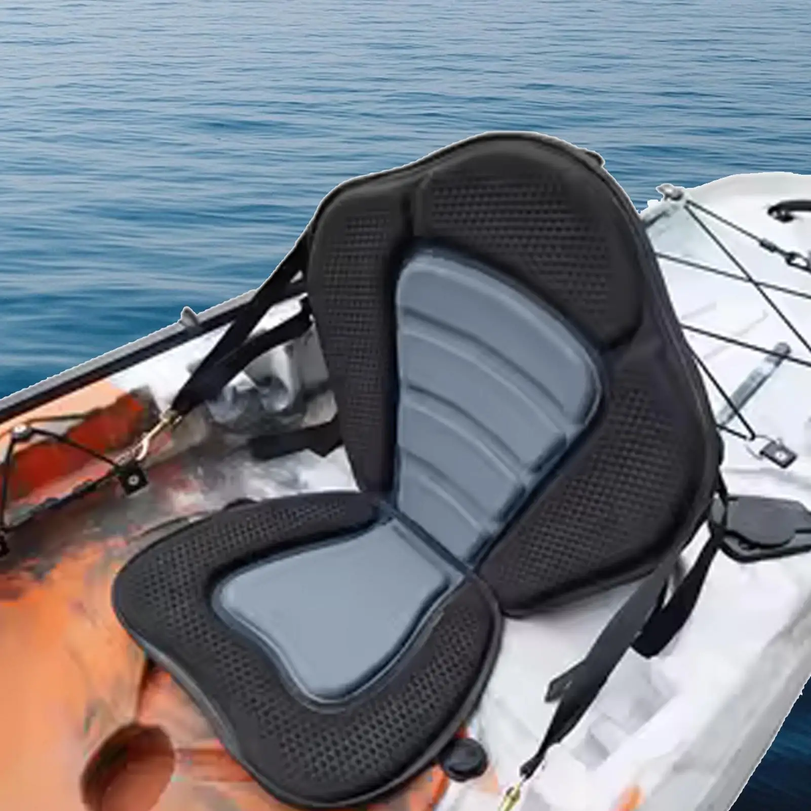 Paddleboard Seat Detachable Backrest Seat For Kayak Sitting Comfort Ergonomic Pad Anti-Slip For Water Sports Recreation