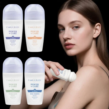 50ml Roll On Deodorant Whole Body Anti Sweat Deodorant Roller Ball Balm Refreshing Fragrance Underarm Armpit Body Remove Odor 1
