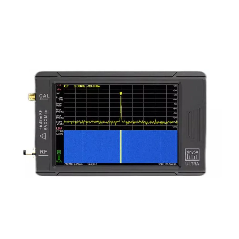 Portable Spectrum Analyzer Handheld spectrum analyzer high frequency signal generator 4 inch display 100k-5.3GHz