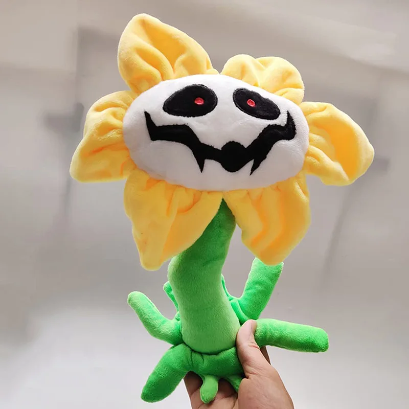 25cm Undertale Sunflower Plush Toy Stuffed Plant Doll Cartoon Mascot Flowey Plushies Figurine Stuffed Sun Flower Kid Fans Gift plush toy plush doll