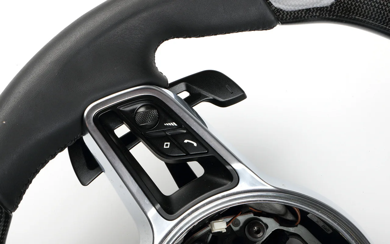 For Porsche GT3 RS GT2 Steering Wheel Magnetic Shift Paddles For Macan Cayenne 9