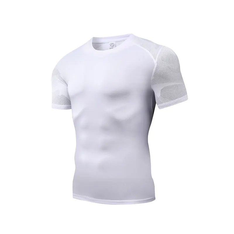 

Quick Dry Men Women Running T-Shirt Fiess Sports Top Gym Training Shirt Breathable Jogging Casual Sportswear