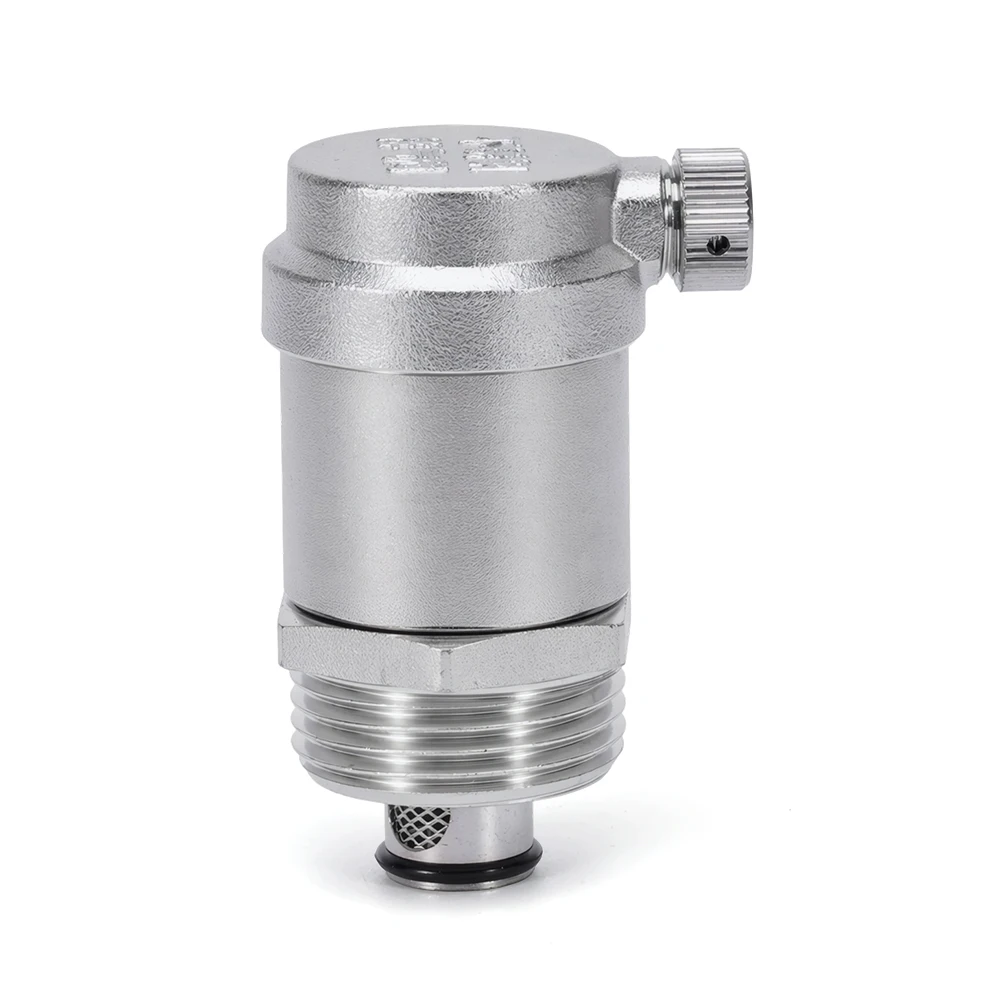 วาล์วระบายอากาศ BSP ทนการกัดกร่อน SS304 - 1/2-1 นิ้ว ทนความร้อนสูง ป้องกันการรั่วซึมอัตโนมัติ สำหรับท่อน้ำระบบ HVAC และหม้อไอน้ำ 1